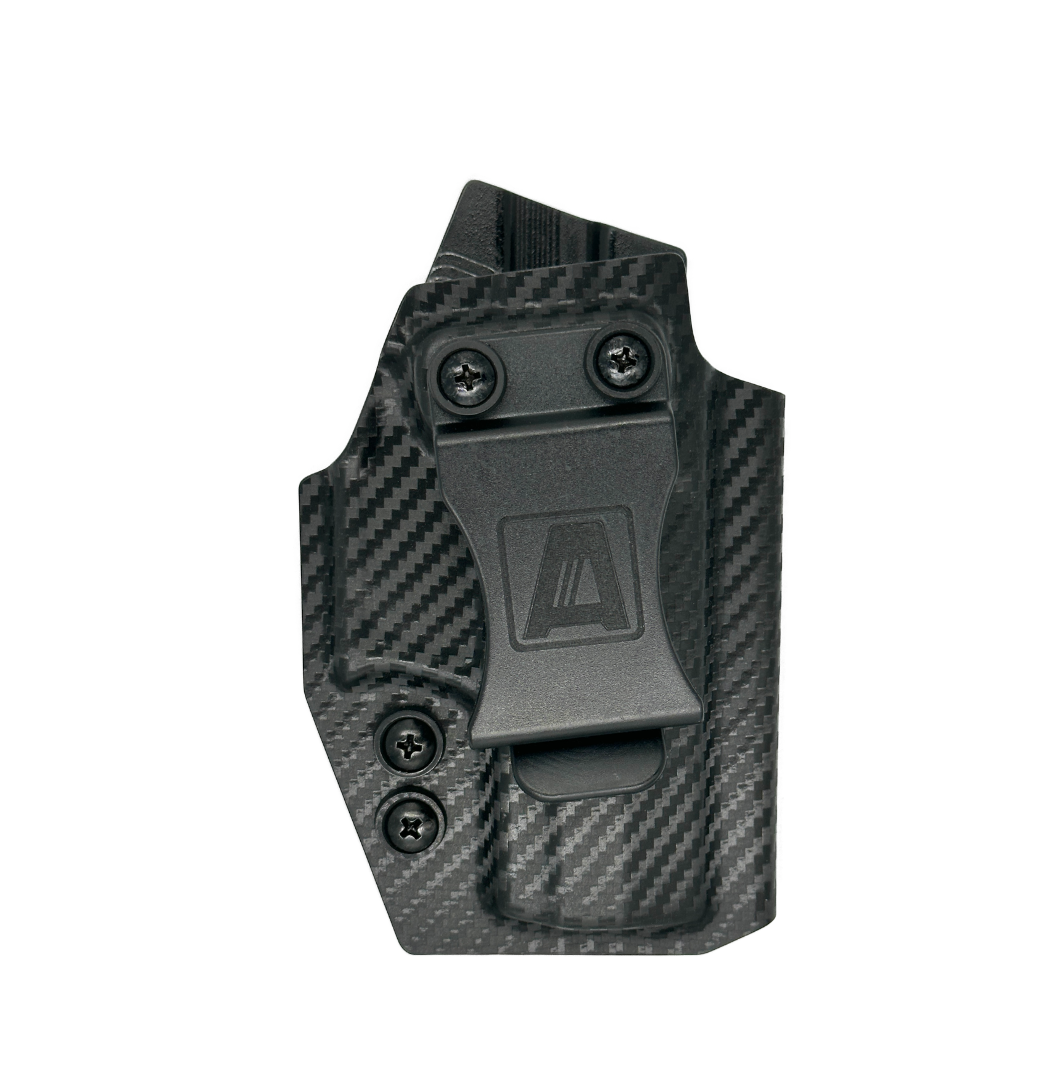 A.D. WALTHER P22 “INSIDE” Black Carbon IWB Holster RH