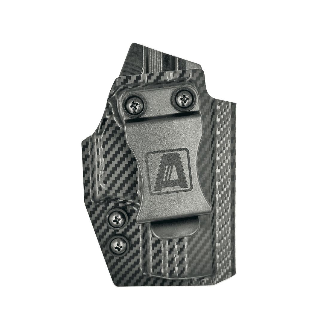 A.D. WALTHER P22 “INSIDE” Black Carbon IWB Holster RH